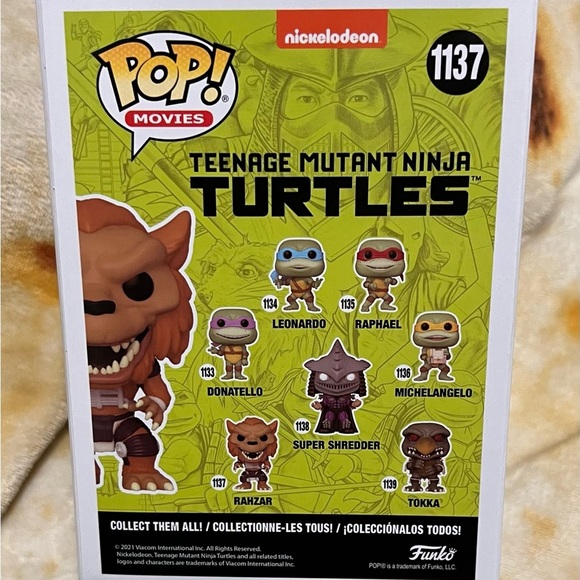 Funko Pop! Movies: Teenage Mutant Ninja Turtles - Rahzar #1137 Nickelodeon TMNT - Picture 3 of 3